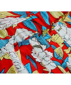 Diane von Furstenberg Boswell Poppy Floral Silk Midi Wrap Skirt