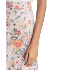 Rebecca Taylor Marlena Ruffled Floral Skirt
