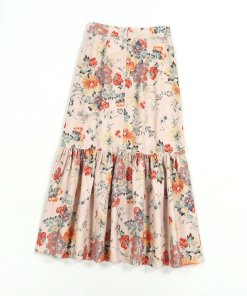 Rebecca Taylor Marlena Ruffled Floral Skirt