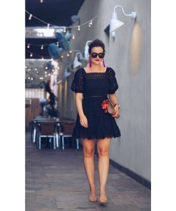 Rebecca Taylor Amora Eyelet Cotton Dress