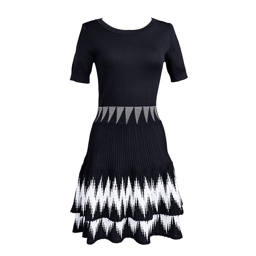 Maje Ralia Knit Skater Dress  evaChic