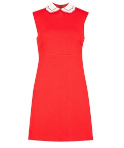 Maje Rangat Peter Pan Collar Mini Dress
