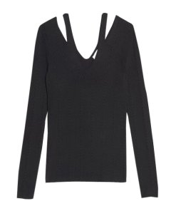 Sandro Nolwene Eyelet-Detail Cutout Sweater