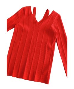 Sandro Nolwene Eyelet-Detail Cutout Sweater
