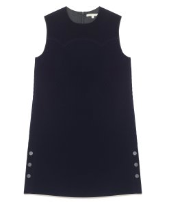 Maje Riera Velvet A-Line Dress