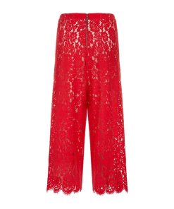 Alice + Olivia Olsen Floral Guipure Lace Culottes