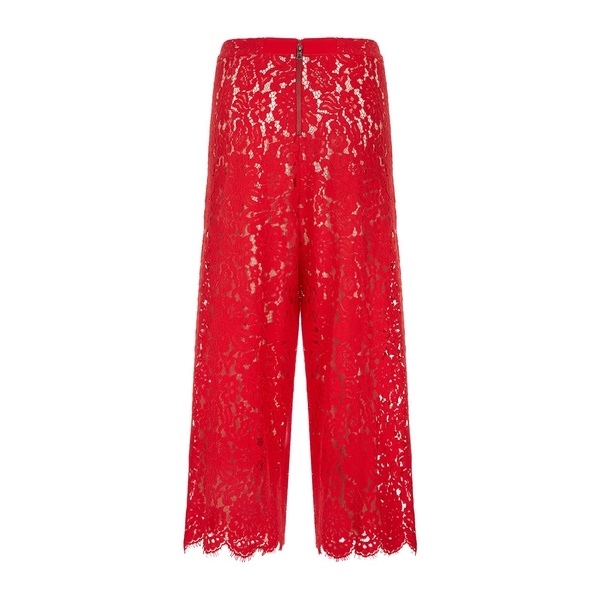 Alice + Olivia Olsen Floral Guipure Lace Culottes