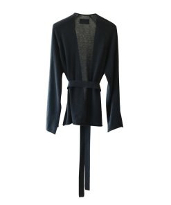 Zadig & Voltaire Lemmy Studded Wool-Blend Wrap Cardigan