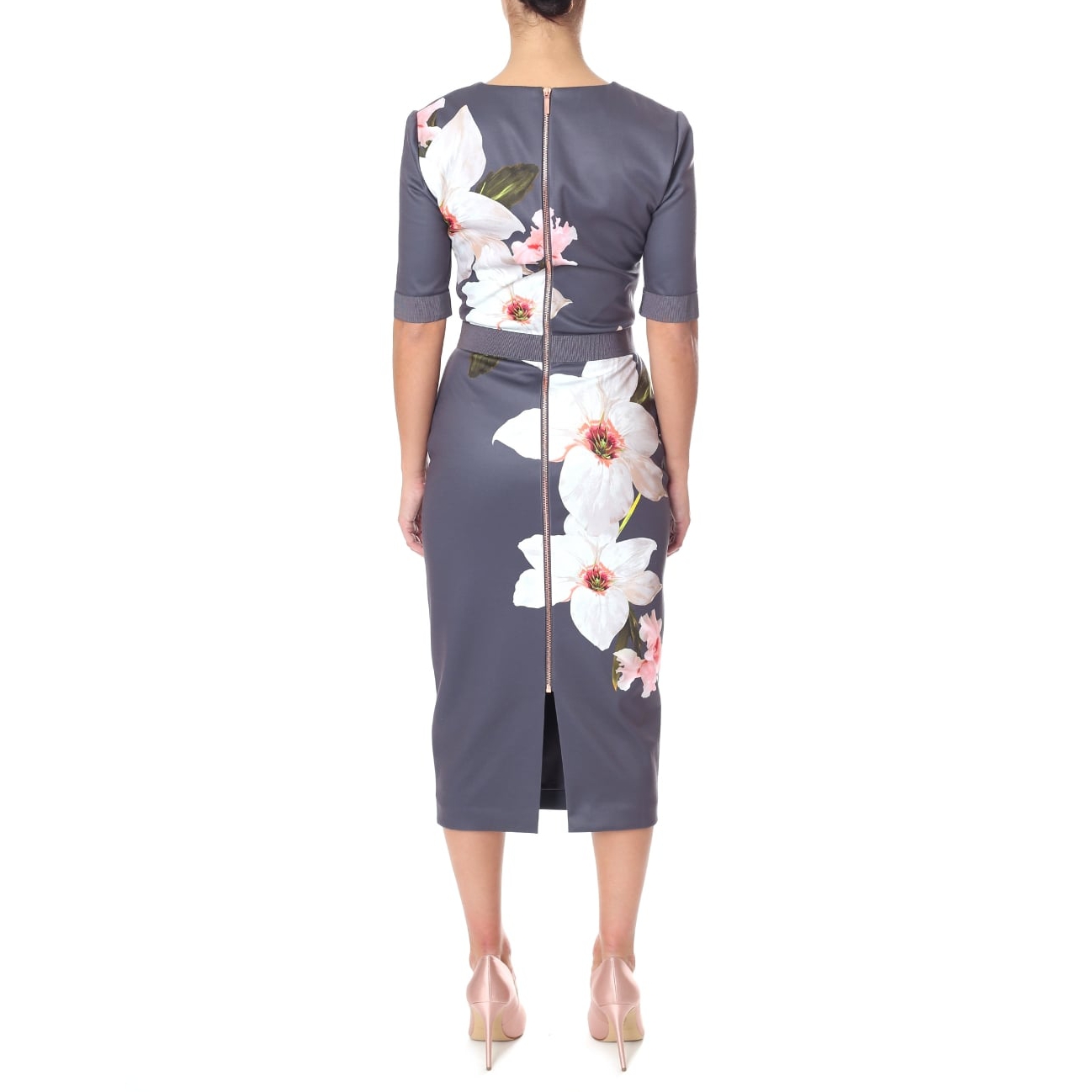 Ted Baker Bisslee Chatsworth Floral Print Bodycon Dress – evaChic
