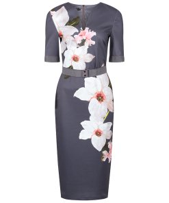 Ted Baker Bisslee Chatsworth Floral Print Bodycon Dress