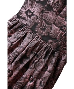 Rebecca Taylor Floral Jacquard Bow Dress