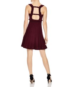 Sandro Silvi Ruffle Strap A-Line Dress