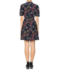 The Kooples Bird Floral & Avian Print Dress