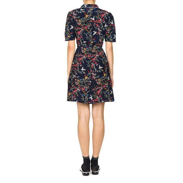 The Kooples Bird Floral & Avian Print Dress