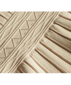 Sandro Terez Eyelet-Detail Knit Mini Dress