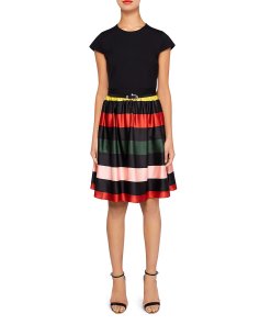 Ted Baker Aneli Cruise Stripe-Detail Dress
