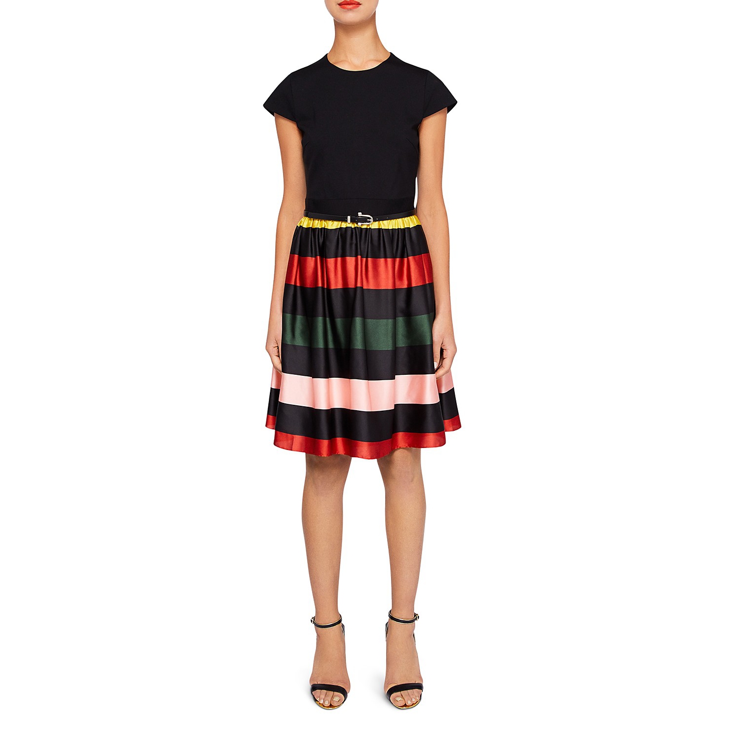 Ted Baker Aneli Cruise Stripe-Detail Dress