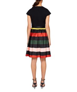Ted Baker Aneli Cruise Stripe-Detail Dress