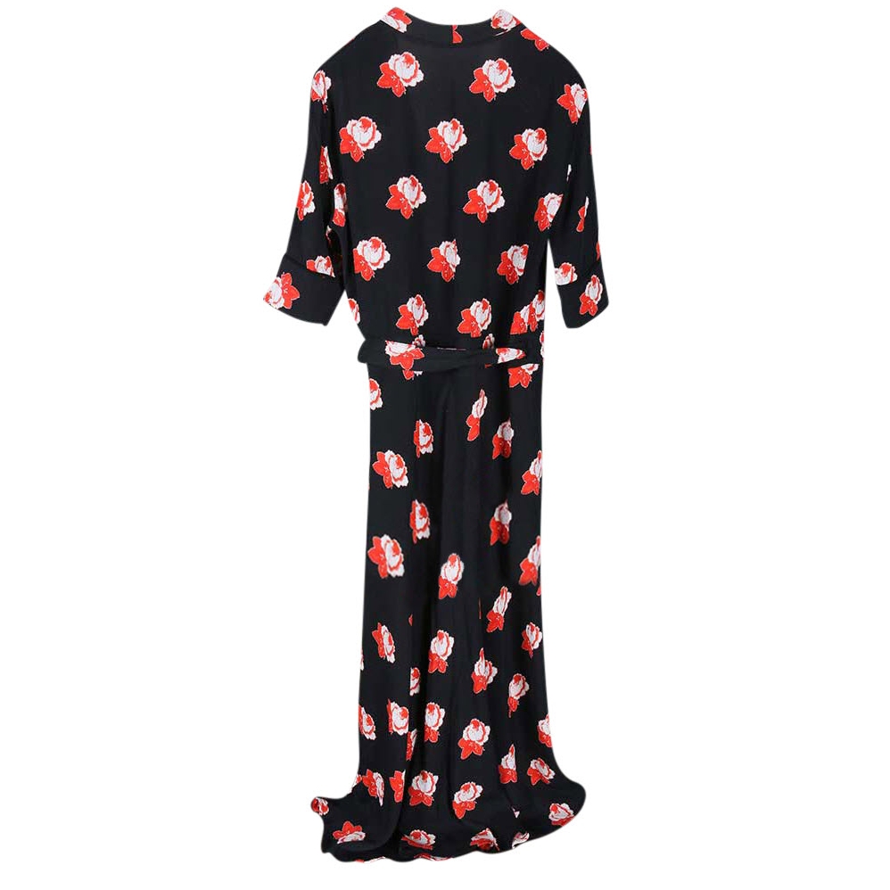 Ganni Harley Crepe Wrap Dress
