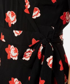 Ganni Harley Crepe Wrap Dress