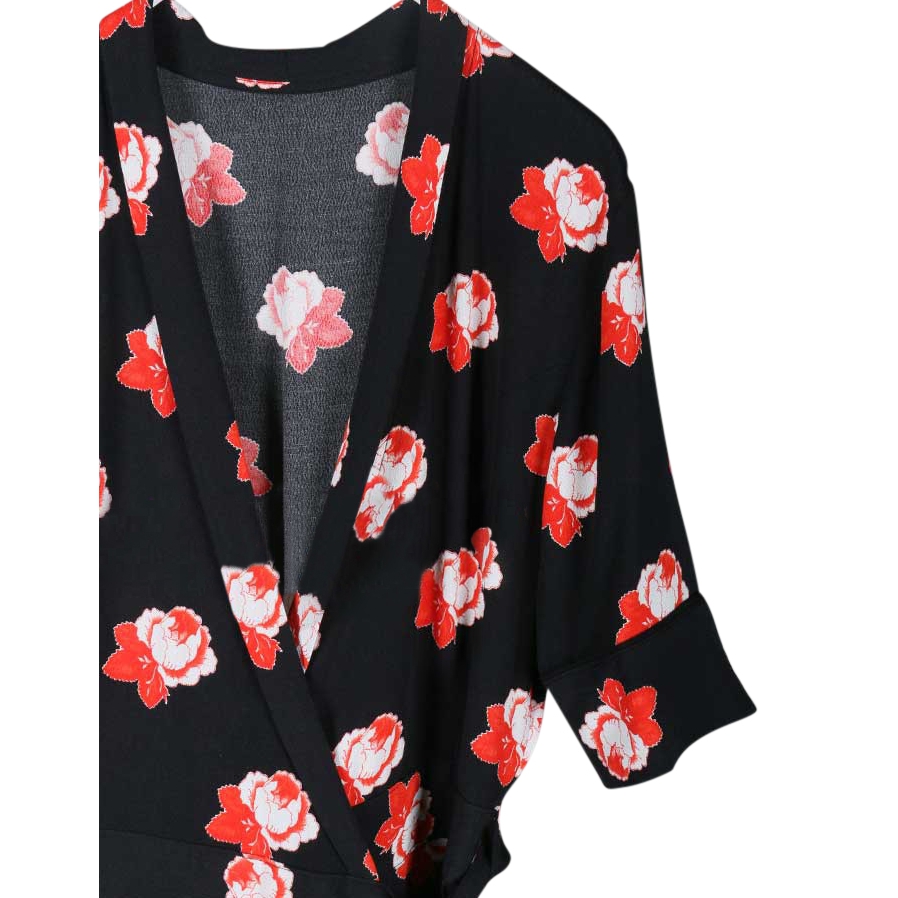 Ganni Harley Crepe Wrap Dress