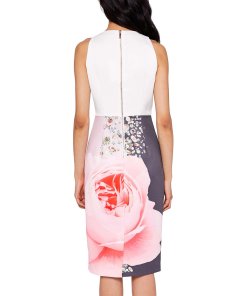 Ted Baker Rubelle Blenheim Palace Ruched Detail Midi Dress