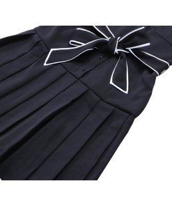 Alice + Olivia Yoko Piped Pleated Shirt Dress