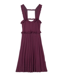 Sandro Silvi Ruffle Strap A-Line Dress