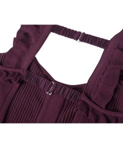 Sandro Silvi Ruffle Strap A-Line Dress