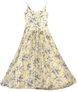 Rebecca Taylor Lemon Rose Jersey Midi Dress