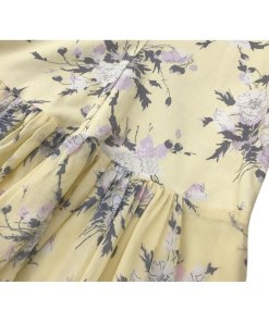 Rebecca Taylor Lemon Rose Jersey Midi Dress