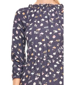 Rebecca Taylor Holly Flower Print Silk Dress
