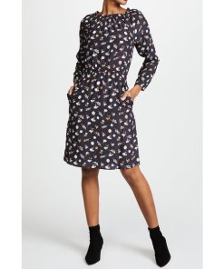 Rebecca Taylor Holly Flower Print Silk Dress