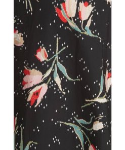 Rebecca Taylor Floral Ikat Wrap Skirt