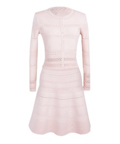 Sandro Eglantine Eyelet-Detail Cardigan & Enor Skirt