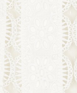 Maje Janila Lace & Swiss-Dot Mesh Midi Skirt