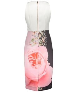 Ted Baker Rubelle Blenheim Palace Ruched Detail Midi Dress