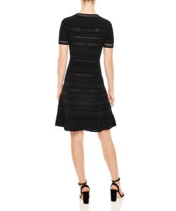 Sandro Kady Eyelet-Detail A-Line Dress