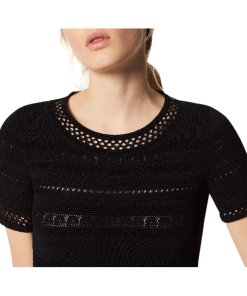 Sandro Kady Eyelet-Detail A-Line Dress