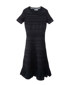 Sandro Kady Eyelet-Detail A-Line Dress