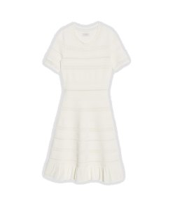 Sandro Kady Eyelet-Detail A-Line Dress