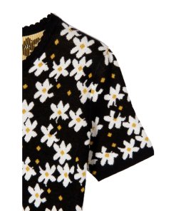 Kenzo Jackie Flowers Knit Mini Dress