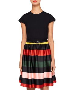 Ted Baker Aneli Cruise Stripe-Detail Dress
