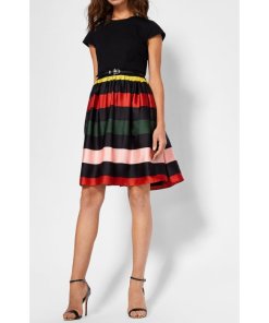 Ted Baker Aneli Cruise Stripe-Detail Dress