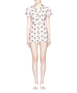 Alice + Olivia X Angelica Hicks Macall Ruffle Romper