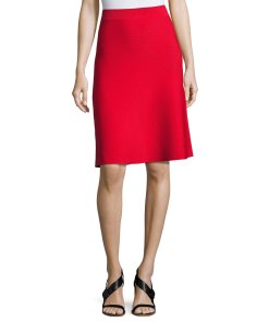 T by Alexander Wang Stretch A-Line Flare Skirt