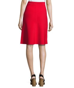 T by Alexander Wang Stretch A-Line Flare Skirt