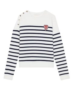 Maje Maximus Breton Stripe Sweater