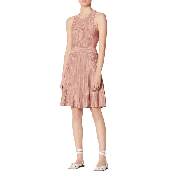Sandro Salva Sleeveless Lurex Dress evaChic Sandro Salva Sleeveless Lurex Dress evaChic