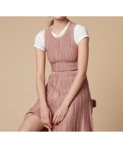 Sandro Salva Sleeveless Lurex Dress